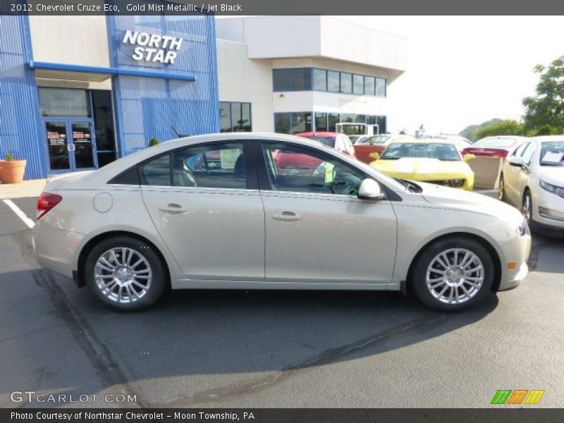 Gold Mist Metallic / Jet Black 2012 Chevrolet Cruze Eco