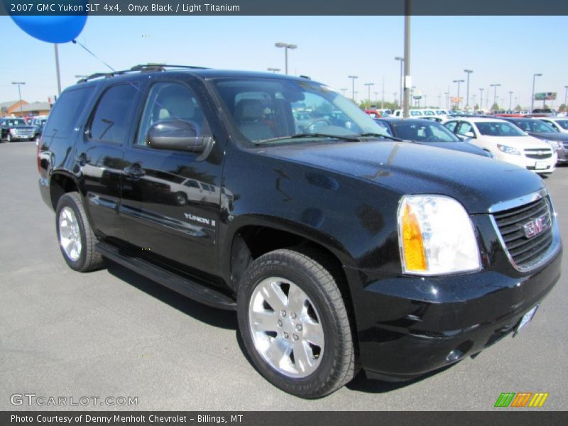 Onyx Black / Light Titanium 2007 GMC Yukon SLT 4x4