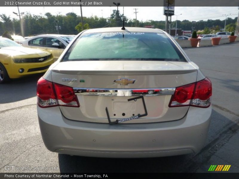 Gold Mist Metallic / Jet Black 2012 Chevrolet Cruze Eco
