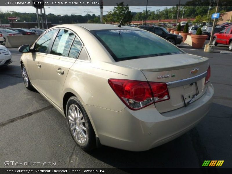 Gold Mist Metallic / Jet Black 2012 Chevrolet Cruze Eco