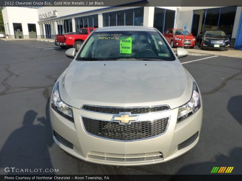 Gold Mist Metallic / Jet Black 2012 Chevrolet Cruze Eco