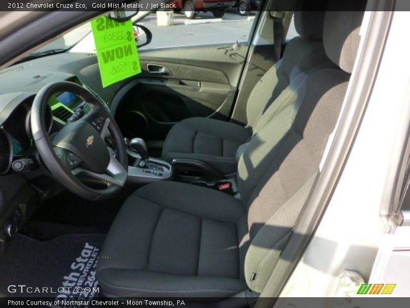 Gold Mist Metallic / Jet Black 2012 Chevrolet Cruze Eco