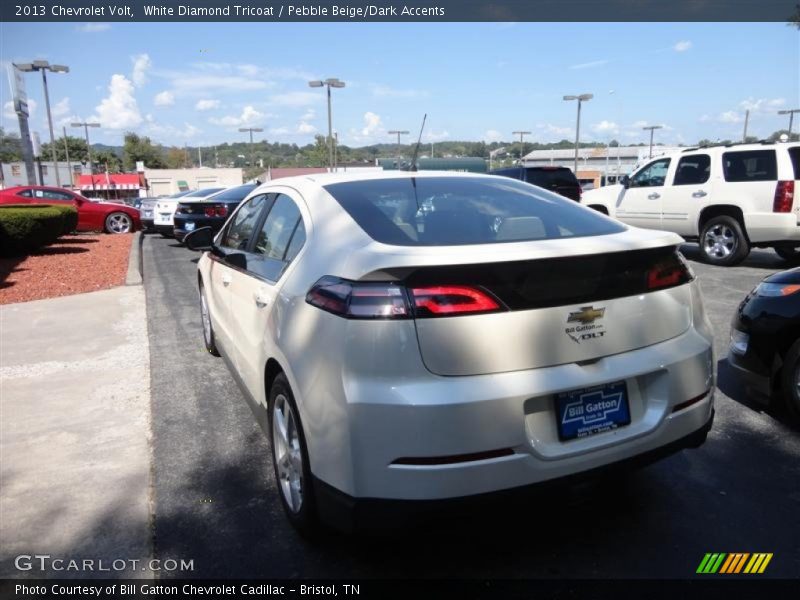 White Diamond Tricoat / Pebble Beige/Dark Accents 2013 Chevrolet Volt