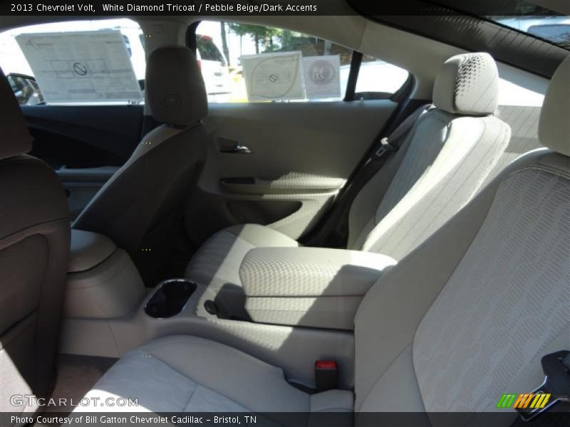 White Diamond Tricoat / Pebble Beige/Dark Accents 2013 Chevrolet Volt
