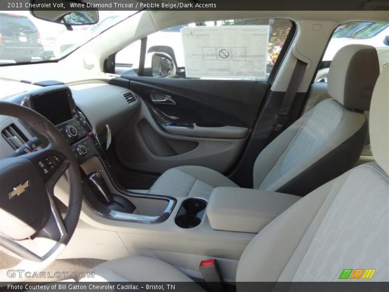 White Diamond Tricoat / Pebble Beige/Dark Accents 2013 Chevrolet Volt