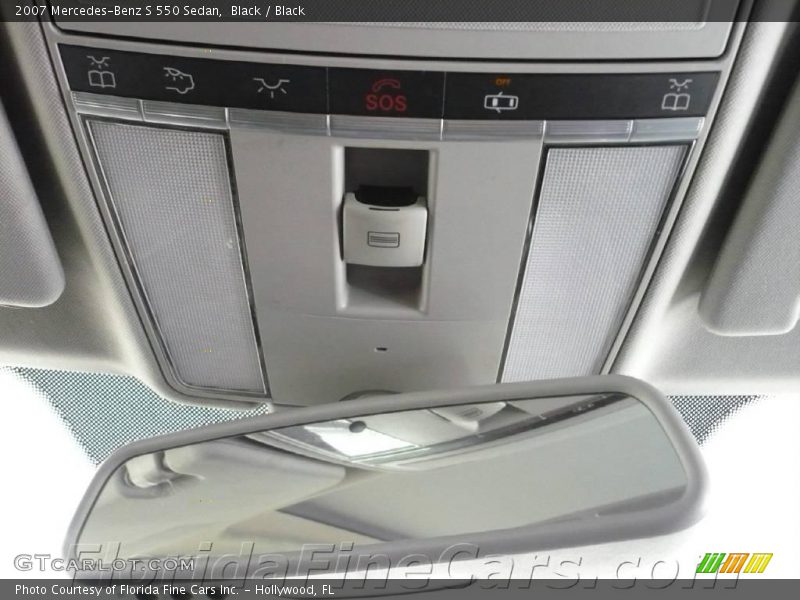 Black / Black 2007 Mercedes-Benz S 550 Sedan