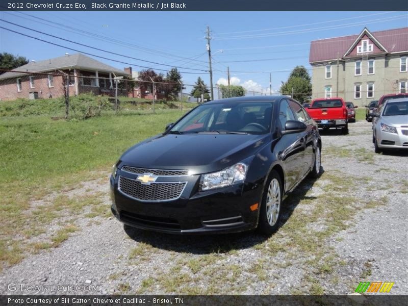 Black Granite Metallic / Jet Black 2012 Chevrolet Cruze Eco