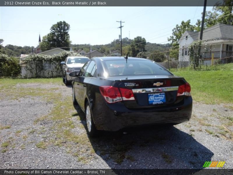 Black Granite Metallic / Jet Black 2012 Chevrolet Cruze Eco