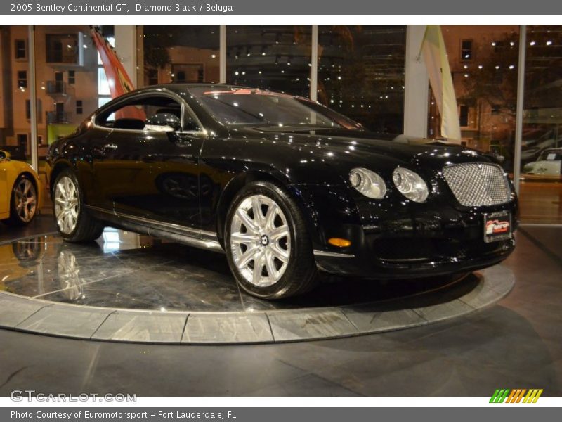 Diamond Black / Beluga 2005 Bentley Continental GT