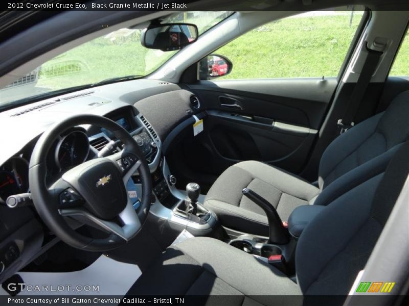 Black Granite Metallic / Jet Black 2012 Chevrolet Cruze Eco