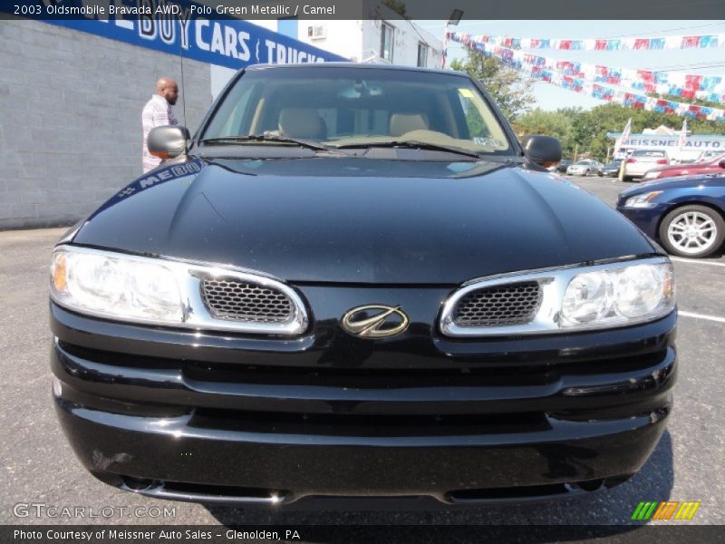 Polo Green Metallic / Camel 2003 Oldsmobile Bravada AWD
