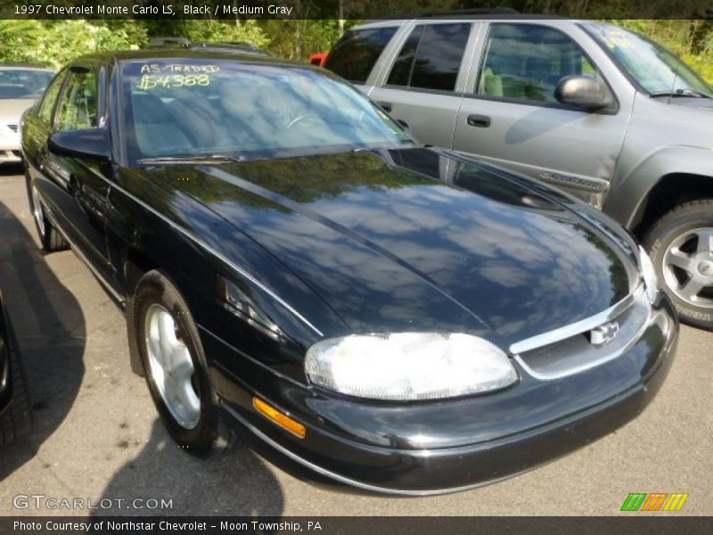 Black / Medium Gray 1997 Chevrolet Monte Carlo LS