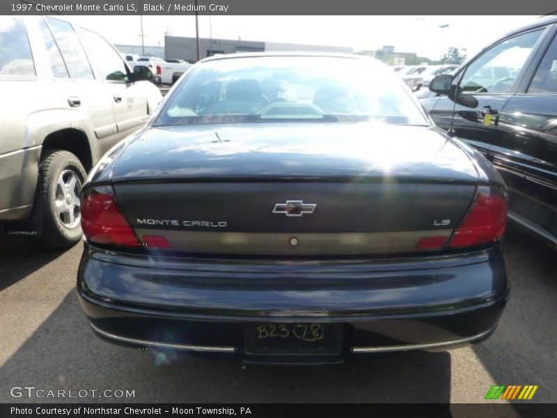 Black / Medium Gray 1997 Chevrolet Monte Carlo LS