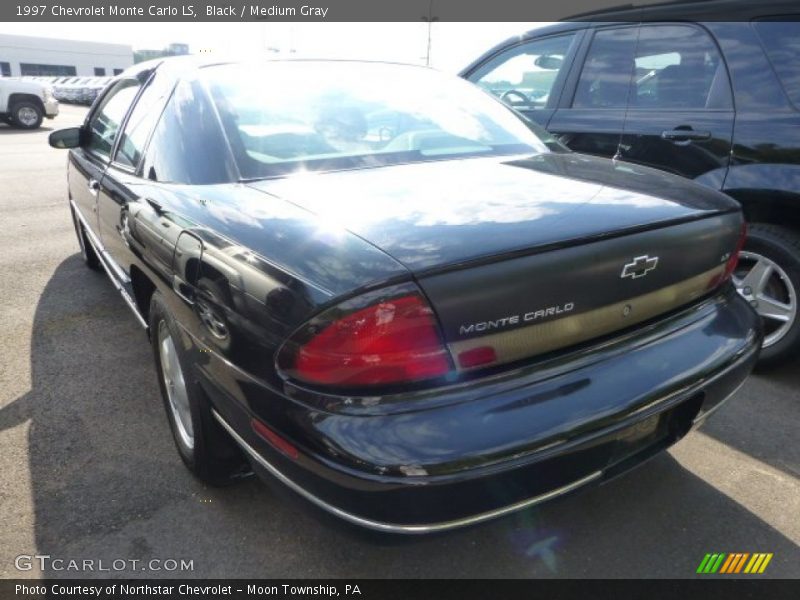 Black / Medium Gray 1997 Chevrolet Monte Carlo LS