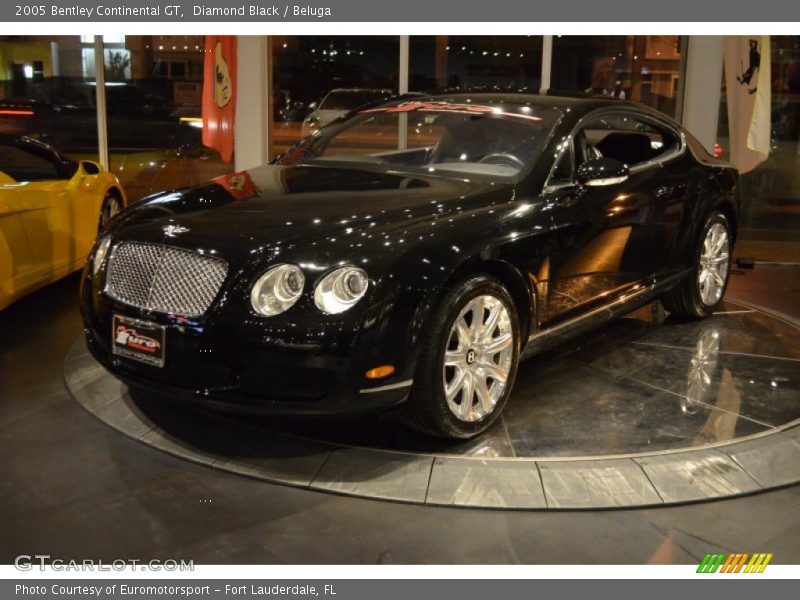 Diamond Black / Beluga 2005 Bentley Continental GT