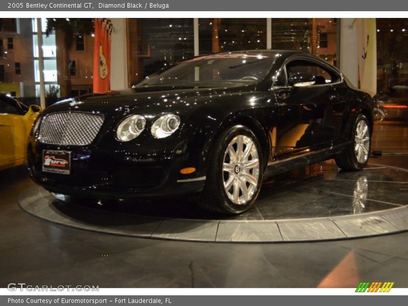 Diamond Black / Beluga 2005 Bentley Continental GT