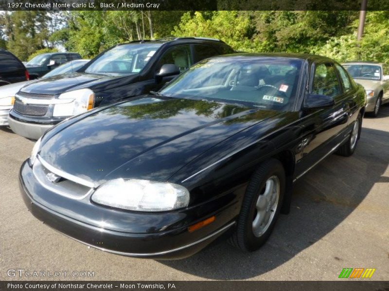 Black / Medium Gray 1997 Chevrolet Monte Carlo LS