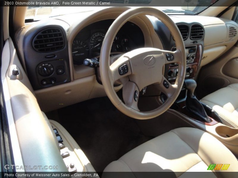 Polo Green Metallic / Camel 2003 Oldsmobile Bravada AWD