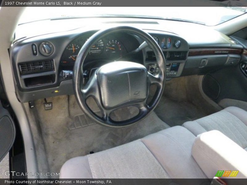 Black / Medium Gray 1997 Chevrolet Monte Carlo LS