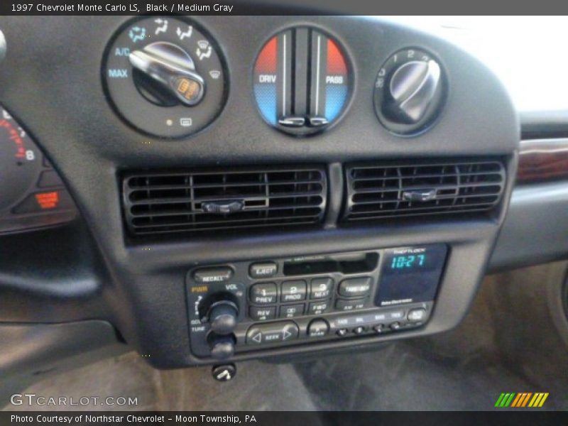 Black / Medium Gray 1997 Chevrolet Monte Carlo LS