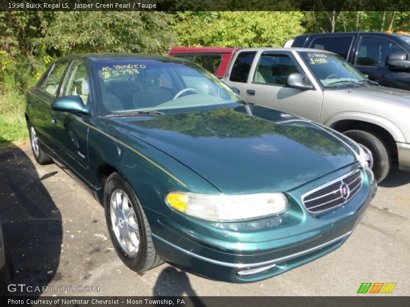 Jasper Green Pearl / Taupe 1998 Buick Regal LS