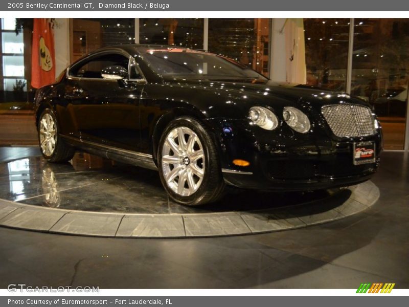 Diamond Black / Beluga 2005 Bentley Continental GT