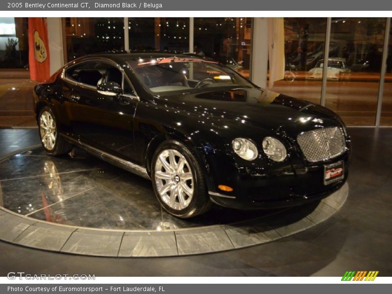 Diamond Black / Beluga 2005 Bentley Continental GT