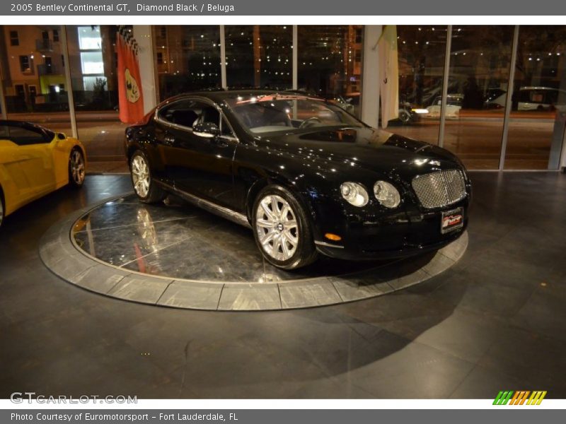 Diamond Black / Beluga 2005 Bentley Continental GT