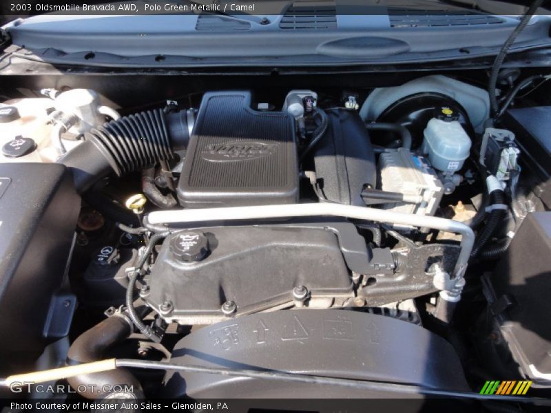 Polo Green Metallic / Camel 2003 Oldsmobile Bravada AWD