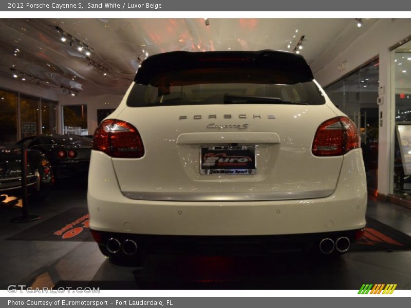 Sand White / Luxor Beige 2012 Porsche Cayenne S