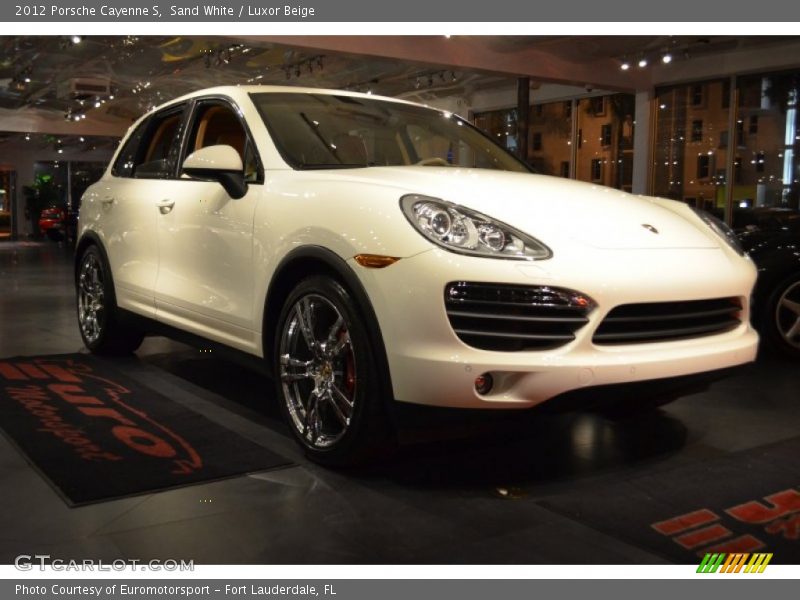 Sand White / Luxor Beige 2012 Porsche Cayenne S