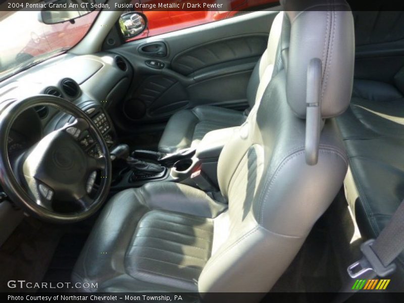 Fusion Orange Metallic / Dark Pewter 2004 Pontiac Grand Am GT Sedan