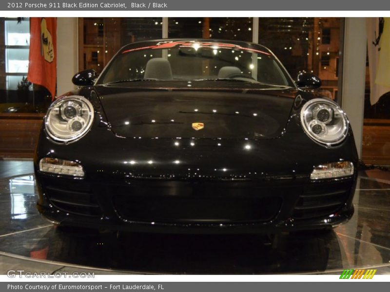 Black / Black 2012 Porsche 911 Black Edition Cabriolet