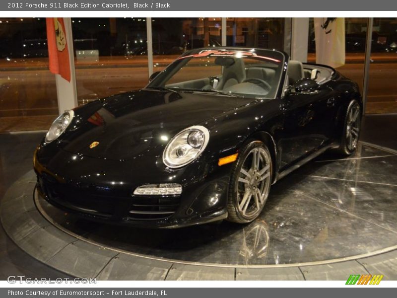 Black / Black 2012 Porsche 911 Black Edition Cabriolet