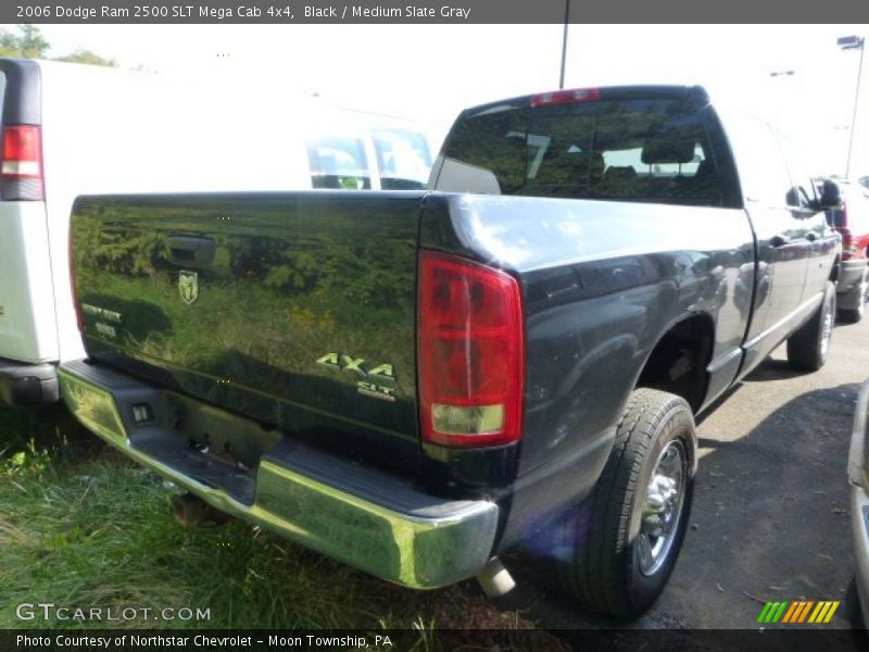 Black / Medium Slate Gray 2006 Dodge Ram 2500 SLT Mega Cab 4x4