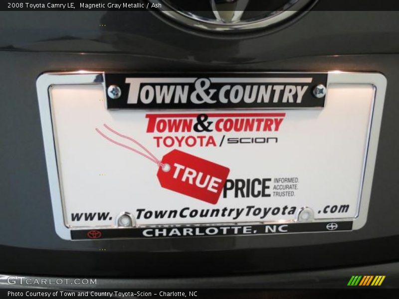 Magnetic Gray Metallic / Ash 2008 Toyota Camry LE