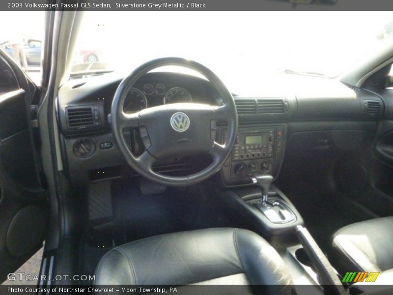 Silverstone Grey Metallic / Black 2003 Volkswagen Passat GLS Sedan