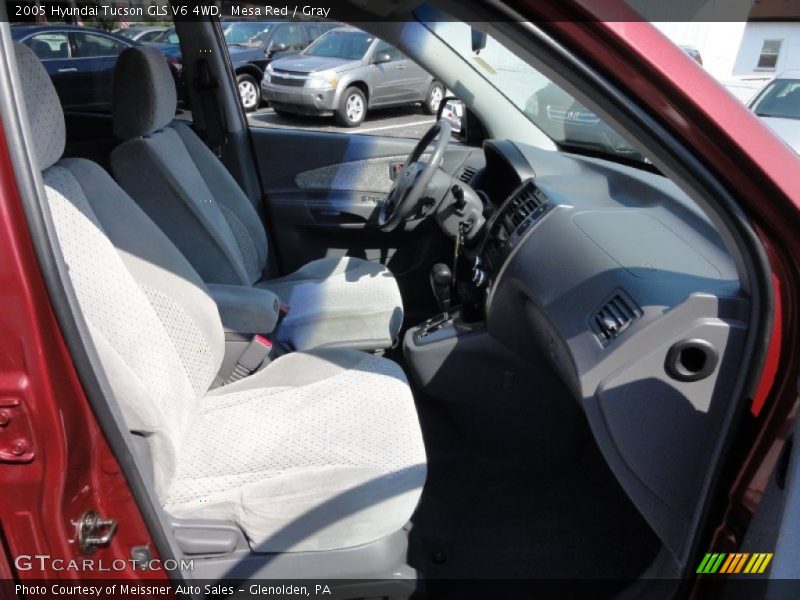 Mesa Red / Gray 2005 Hyundai Tucson GLS V6 4WD