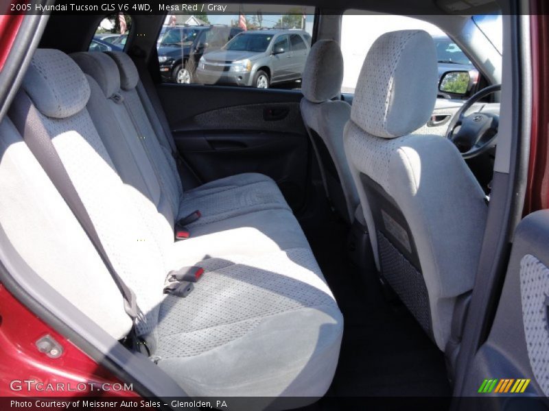 Mesa Red / Gray 2005 Hyundai Tucson GLS V6 4WD