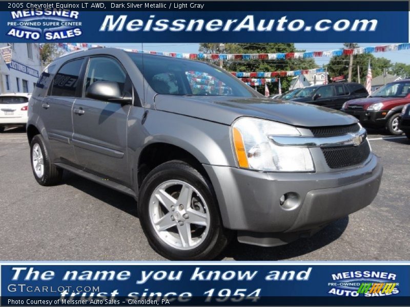 Dark Silver Metallic / Light Gray 2005 Chevrolet Equinox LT AWD