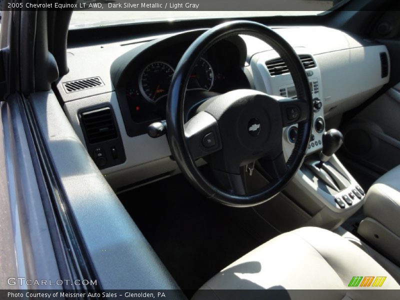 Dark Silver Metallic / Light Gray 2005 Chevrolet Equinox LT AWD