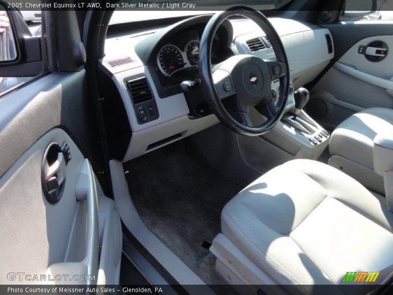 Dark Silver Metallic / Light Gray 2005 Chevrolet Equinox LT AWD