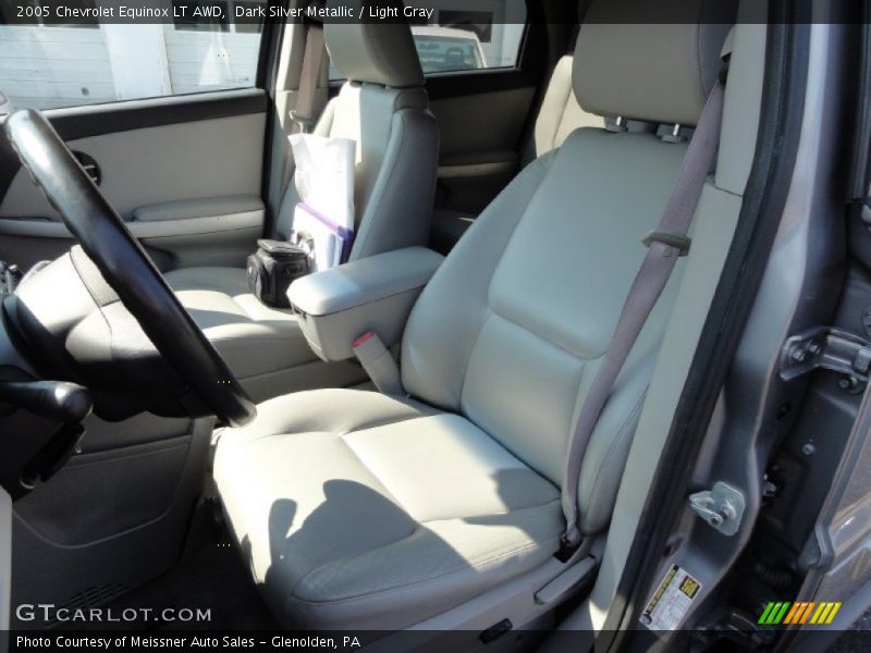 Dark Silver Metallic / Light Gray 2005 Chevrolet Equinox LT AWD