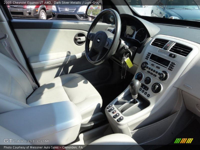 Dark Silver Metallic / Light Gray 2005 Chevrolet Equinox LT AWD