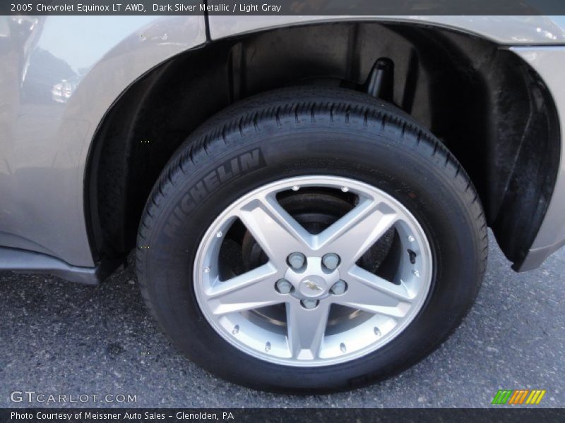 Dark Silver Metallic / Light Gray 2005 Chevrolet Equinox LT AWD