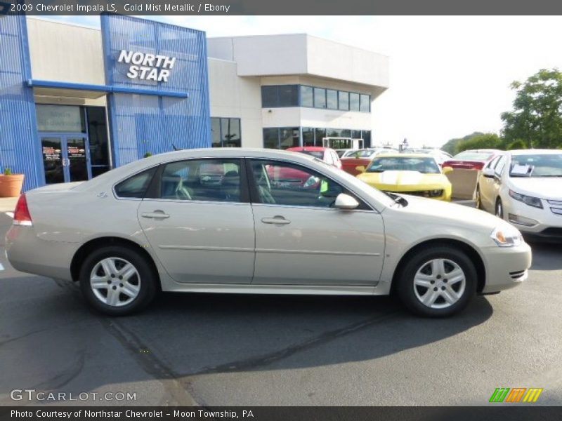 Gold Mist Metallic / Ebony 2009 Chevrolet Impala LS