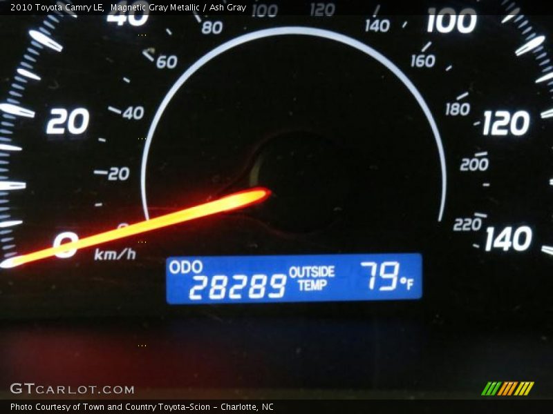 Magnetic Gray Metallic / Ash Gray 2010 Toyota Camry LE