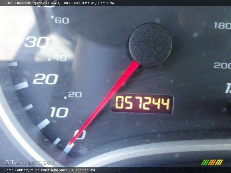 Dark Silver Metallic / Light Gray 2005 Chevrolet Equinox LT AWD
