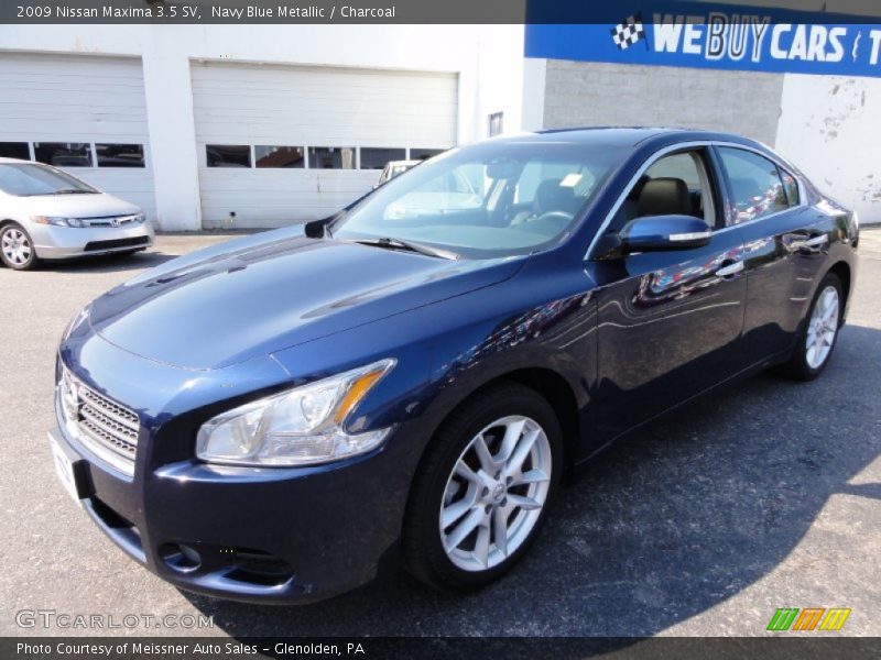 Navy Blue Metallic / Charcoal 2009 Nissan Maxima 3.5 SV