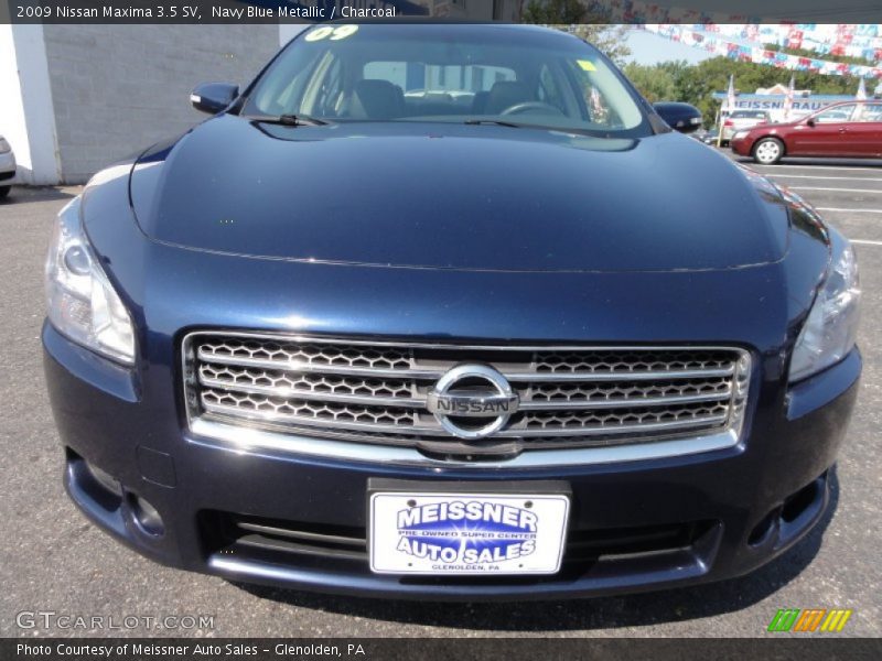 Navy Blue Metallic / Charcoal 2009 Nissan Maxima 3.5 SV